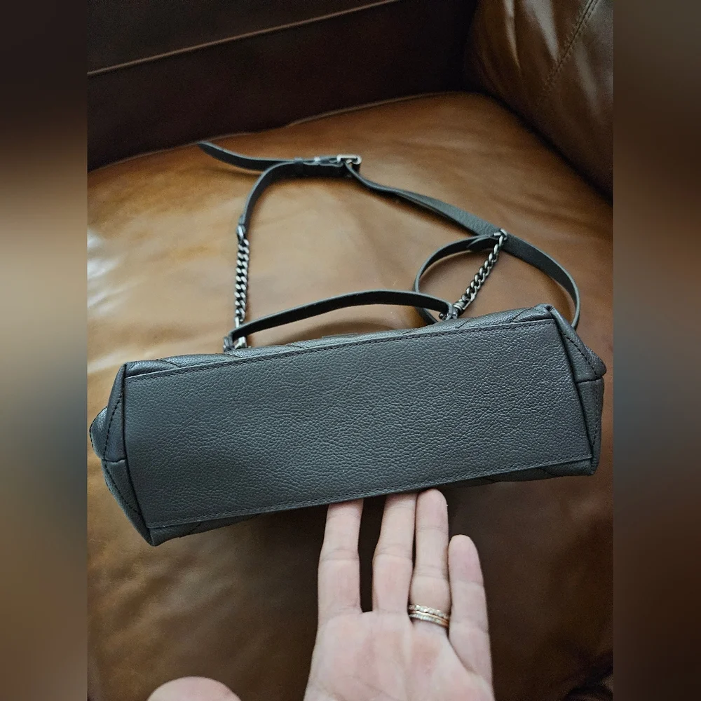 LIKE NEW Rebecca Minkoff Edie Top Handle Satchel in Graphite